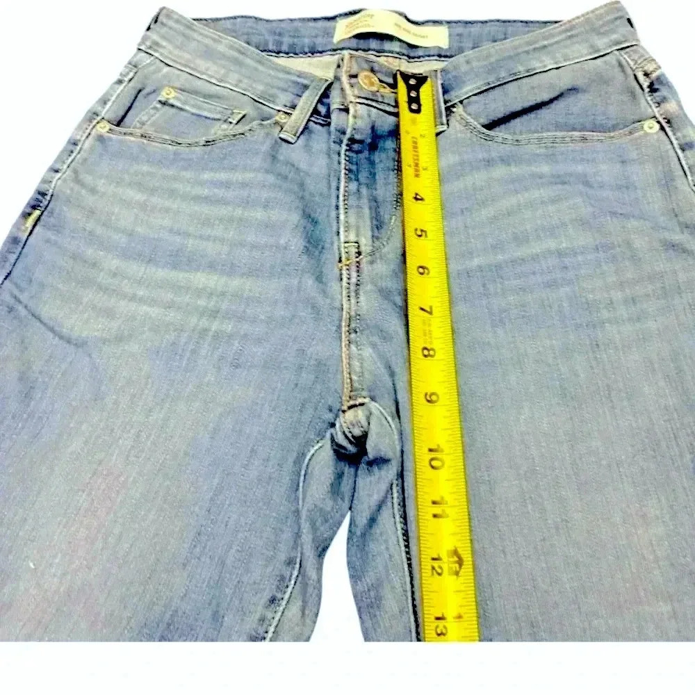 Levis Signature Mid Rise Skinny Womens Jeans 6M  W28/L30  Blue Stretch Med Wash - Picture 5 of 8